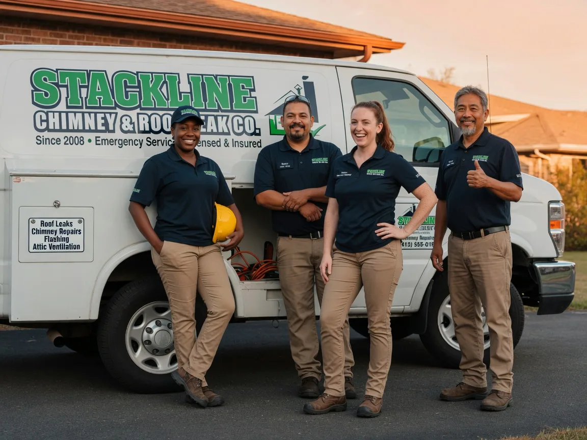Chimney flashing repair company in Olden, TX